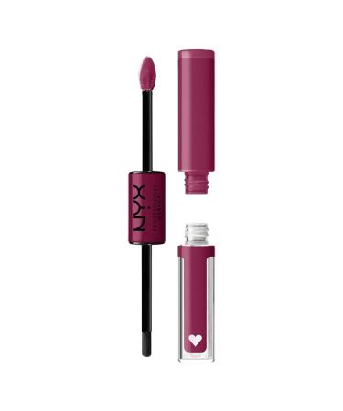 NYX PROFESSIONAL MAKEUP Shine Loud  Long-Lasting Liquid Lipstick with Clear Lip Gloss - In Charge (Perfect Berry) 20 In Charge