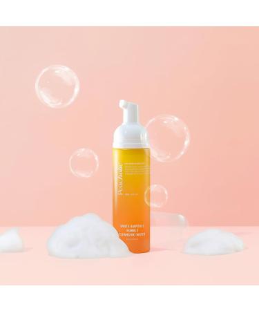 Peacholic Ampoule Bubble Cleansing Water - Makeup Remover with Tranexamic Acid | Plant-Derived Bubbles | Daily Use for All Skin Types - 6.76 fl. oz | International Shipping Available - Buy Online on GoSupps.com
