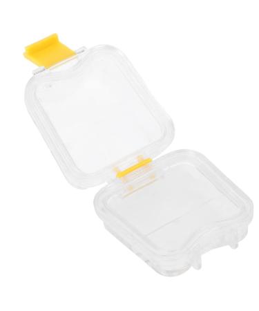 Ververt Touch denture case denture box dentist sin false teeth storage container with foil professional tooth storage case