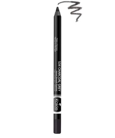 Kokie Cosmetics Waterproof Velvet Smooth Eyeliner Pencil  Charcoal Grey  0.042 Ounce Charcoal Grey 0.042 Ounce (Pack of 1)