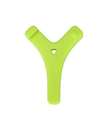 Ververt Touch Aligner Chewies Chewies orthodontic bite chewing y-shaped green taste rubber tooth alignment prevents facial distortions safe and harmless 3 pieces