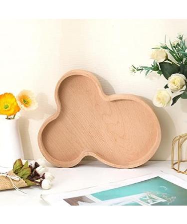 Fruit Bowl Wooden Serving Plates Tea Cup Saucer Trays Fruit Plate Storage Pallet Plate Decoration Plate Meal Kitchen Tools Fruit Dish (Color : M) - Buy Online on GoSupps.com