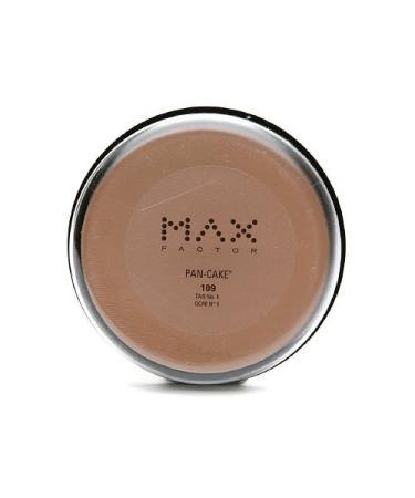 Max Factor Pan-Cake Water-Activated Makeup  Tan No.1 109 1.7 oz (49 g)