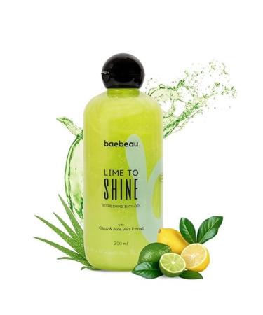 Lime to Shine Refreshing Body Wash & Shower Gel for Women & Men with Citrus & Aloe Vera Extract For Nourishing & Moisturization - 300Ml