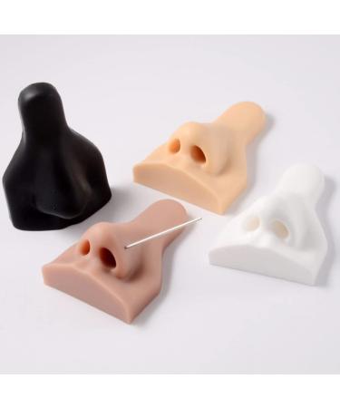Silicone Prosthetic Nose for Piercing Practice - Flexible Simulation Training Body Part - Buy Online on GoSupps.com
