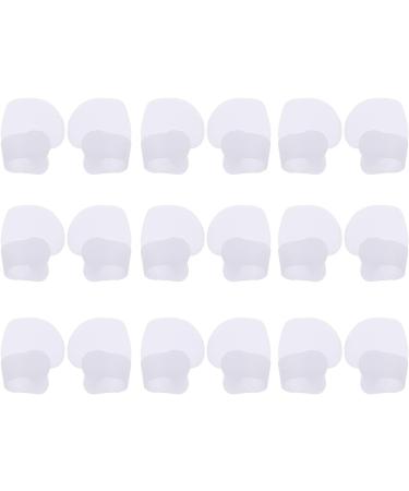 Set of 7 Silicone Protectors for Big Toe Overlapping and Nail Alignment - Orthotic Toe Separators for Women - White Petal Cushion Correctors - Buy Online on GoSupps.com