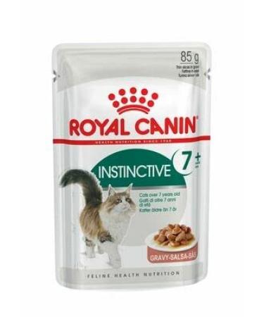 Royal Canin Instinctive Adult 7+ In Gravy Adult Wet Cat Food 85g (Pack of 48)