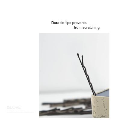 100 Brown Jumbo Bobby Pins for Thick Hair with Case - Extra Large Hair Pins for Buns - Premium Tipped Hair Styling Pins for Women and Girls - 2.75 inches - Buy Online on GoSupps.com