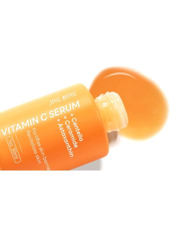 Vitamin C Liposomal Face Serum Instantly Calming Soothing Radiance Boosting Anti-Aging Even Skin Tone with Centella Asiatica Ceramide Astaxanthin Hyaluronic Acid ORANGE