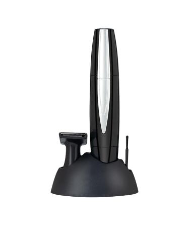 UNbit Nose Hair Trimmer 2 in 1 Electric Facial Hair Trimmer USB Charging Nose Ear Hair Shaver Eyebrow Scraper Razor Cleaner Shaving Tool Trimmer