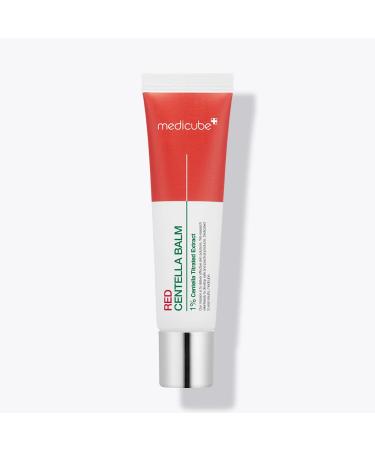 Medicube Red Centella Balm || Highly concentrated balm type solution with 1% Centella titrated extract | Special care solution after breakouts I No artificial coloring | No artificial fragrances | Korean Skincare (30g)