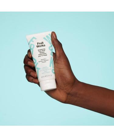 Fruit Works Brightening Face Mask 100ml - Fruit AHA Complex & Vitamin C | Vegan Made In England - Buy Online on GoSupps.com