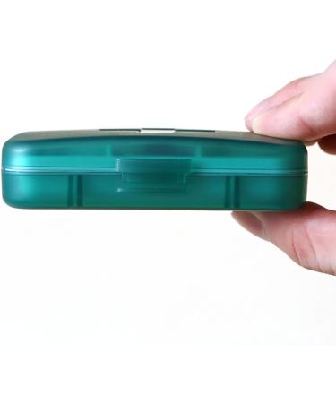 2-Pack Pill Organizer with 6 Divisions | Large Vitamin Supplement Holder for Travel & Home - Buy Online on GoSupps.com