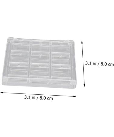 OHPHCALL Lip 3pcs Boxes Eye Shadow Box Blush for Cheeks Cosmetic Cases for Traveling Eyeshadow Sub Plate Pigment Empty Eyeshadow - Buy Online on GoSupps.com