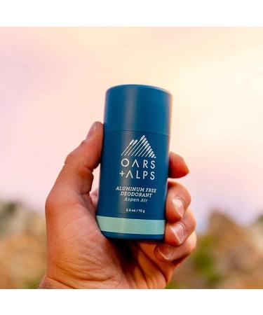 Oars + Alps Aluminum Free Deodorant for Men and Women Dermatologist Tested and Made with Clean Ingredients Aspen Air 3 Pack 2.6 Oz Each 3ct - Aspen Air 2.6 Ounce (Pack of 3) - Buy Online on GoSupps.com