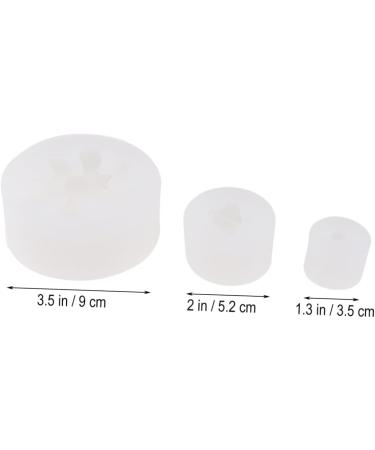 NUOBESTY 9 Pcs Silicone Molds Silicone Stencils Easy to Clean Mousse Cake Decorating Tool Dessert Chocolate Fondant Mold Molds for Resin Candle DIY Mold Chocolate Mold Juicy Decorate White Whitex3pcs Mx3pcs - Buy Online on GoSupps.com