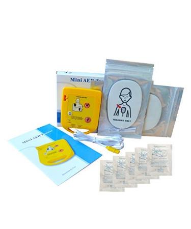 Mini AED Trainer in English with 5 Training Face Shields