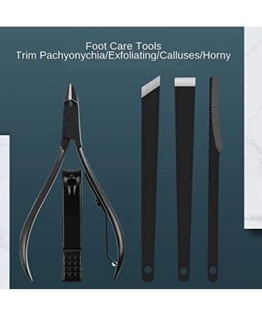 BANDKIT Stainless steel Manicure Set Pedicure kit Scissor Tweezer Ear pick Utility Toe Nail Clipper Facial Care Tool(8 Pieces) - Buy Online on GoSupps.com