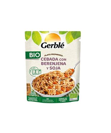 Gerbl Bio Dish Prepared Barley with Organic Aubergine and Soy Containing 250 g