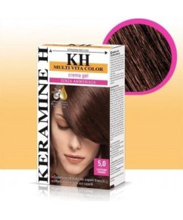 Keramine H ceramic h color gel without ammonia 50 light brown