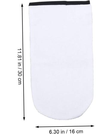 FOMIYES 3 Pairs Wax Spa Gloves Paraffin Wax Bath Cotton Gloves Bath Mitt Paraffin Wax Hand Cover Heated Booties for Moisturizing Gloves Wax Gloves Bath Mat Manicure Work White - Buy Online on GoSupps.com
