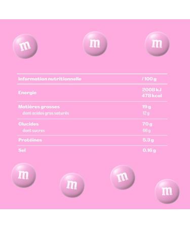 M&M'S Single Colour Milk Chocolate - Bulk Bag of 1.5kg of Chocolates - DIY Idea - Ideal for Wedding Birthday Party Candy Buffet Christening Gender Reveal (Soft Pink) - Buy Online on GoSupps.com