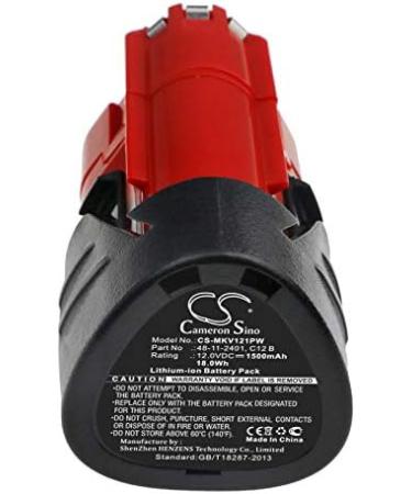 CHGY 12.0V Battery Replacement Compatible with Milwaukee M12 CH-602X M12 CHZ M12 CHZ-0 M12 CHZ-402C M12 CHZ-602X M12 CID M12 CID-0 M12 CID-202C M12 CIW12 M12 CIW12-0 - Buy Online on GoSupps.com