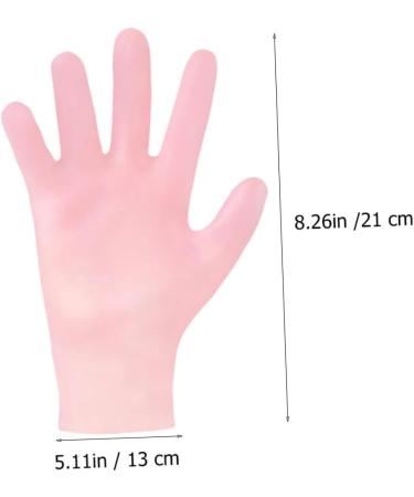 Housoutil 1 Pair Whitening Moisturizing Gloves Holly Headband Heel Moisturizing Gloves White Gloves Men Moisturizing Gloves for Women Dry Skin Gloves Sebs Sun Protection Pink - Buy Online on GoSupps.com