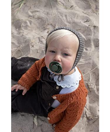 BIBS De Lux Collection BPA-Free Baby Pacifiers | Made in Denmark | Set of 2 Blush Color Soothers | Size 6-18 Months - Buy Online on GoSupps.com