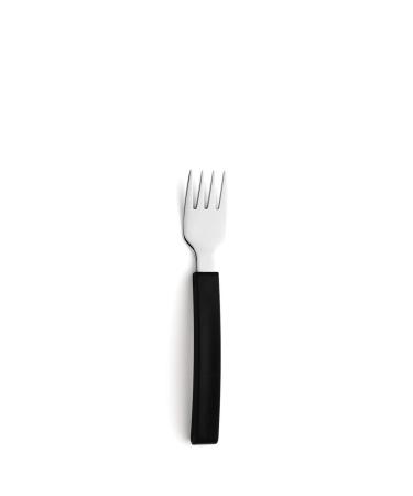 Amefa Select 3001 fork with grip thickening 18/10 stainless steel cutlery black especially eating aid for seniors everyday help cutlery rust -free & dishwasher -safe fork - Buy Online on GoSupps.com