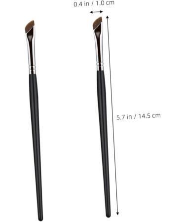 Healeved 10 Pcs Eyebrow Brush Fine Angled Eyeliner Brush Makeup Tool Concealer Brush Makeup Supplies Wood - Buy Online on GoSupps.com