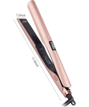 2 in 1 Travel Hair Straightener & Curling Iron - Ceramic Waves LCD Display - Perfect for Long & Short Hair - International Shipping - Buy Online on GoSupps.com