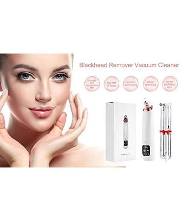Blackhead Remover Pore Vacuum Cleaner Electric Acne Extractor Kit | LED Display, USB Rechargeable, All Skin Types | Gold - Buy Online on GoSupps.com