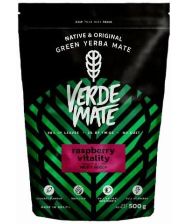 Venusti sp Z oo Verde Mate Green Raspberry Vitality 05kg Yerba mate with fruits Energy and vitality Yerba mate raspberries goji berries ashwagandha Natural stimulation Brazilian yerba mate 500g - Buy Online on GoSupps.com