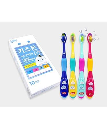 TheWoodland KidsMon Toothbrush 10-Pack for 3-6 Years | Assorted Colors - Buy Online on GoSupps.com