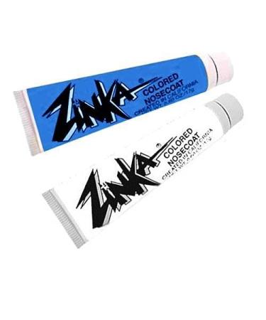 Zinka Colored Sunblock Zinc Waterproof Nosecoat 2 Pack Bundle - Blue & White | International Shipping Available - Buy Online on GoSupps.com