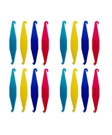 EvaGO Dental Elastic Rubber Bands Placers Einweg Kunststoff Orthodontic Elastic Placers f r Zahnspangen Multi-Color 30 pieces