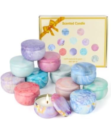 Scented Candles Gifts for Women | 12 Pack Aromatherapy Candles for Home | Perfect Gift Set for Christmas Birthdays Mother's Day & Valentine's Day - Buy Online on GoSupps.com