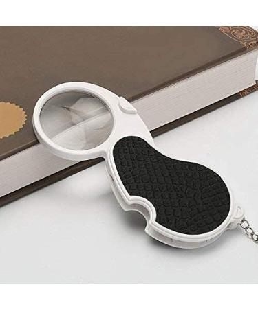 OUSIKA Magnifying Glass Portable Magnifier Mini Folding Handheld Magnifier 5X Hd Compact Fashion Design Office Supplies Magnifying - Buy Online on GoSupps.com