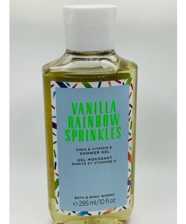 Vanilla Raibow Sprinkles Shower Gel 10 Ounce Body Wash