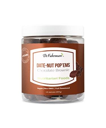 Dr. Fuhrman's Date-Nut Pop'ems (14 Oz Chocolate) Chocolate 14 Ounce (Pack of 1)