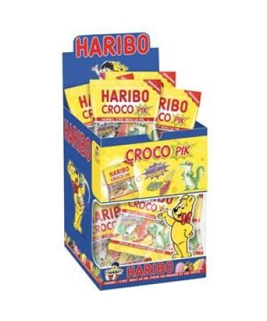 30 mini sachets de Croco PIK HARIBO, environ 1.2 kilo