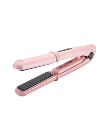 Buy 1pc Hair Straightener & Curler - Best for Straightening & Curling - Stylish Black & Pink - International Shipping - Buy Online on GoSupps.com
