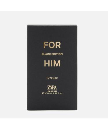 Zara For Him Black Edition Intense Cologne for Men Parfum 100 ML (3.38 FL OZ) - Buy Online on GoSupps.com