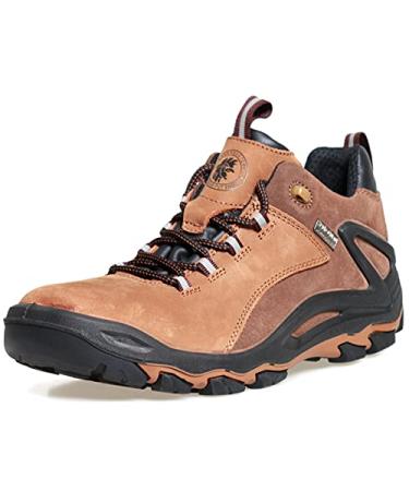 ROCKROOSTER Hiking Shoes for Men, 4 Inch Waterproof Trekking Shoes, Non Slip, Soft Toe, Breathable, Lightweight, Anti-Fatigue, Farland KS252 KS253 5 Farland Ks252