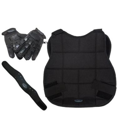 New Legion Paintball Protection Set - black with full finger gloves - Buy Online on GoSupps.com