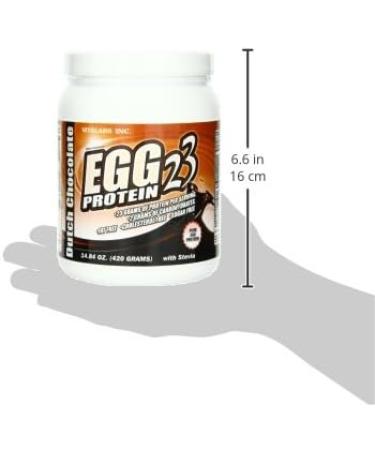 Egg White Protein Choc 14.84oz - High-Quality Natural Protein Supplement - Buy Online on GoSupps.com