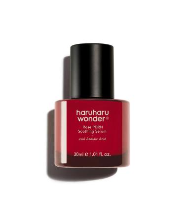 haruharu wonder Rose PDRN Soothing Serum with Azelaic Acid Redness Relief Barrier Repair Bulgarian Rose Lightweight Formula for Sensitive Skin Fragrance Free Korean Skincare Vegan 1.01 fl.oz