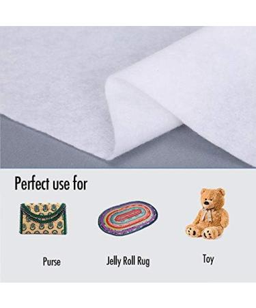 Zipcase Upholstery Needle-Punched Cotton Batting | 2-1/4 x 50 Yards for Jelly Roll Rugs & Purses - Buy Online on GoSupps.com