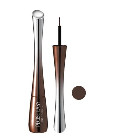 Color eyeliner professional liquid eyeliner pen with bright color makeup (brown)